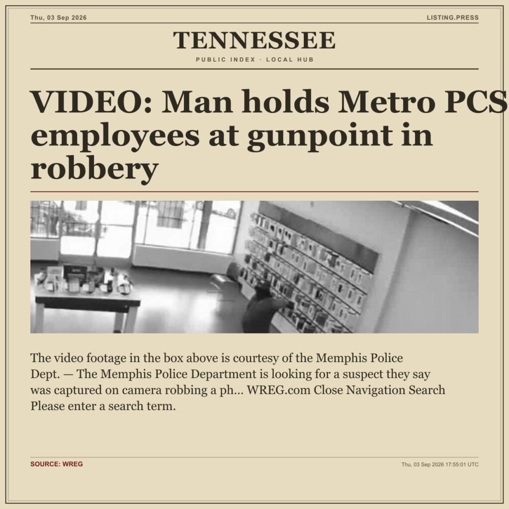 VIDEO: Man holds Metro PCS employees at gunpoint in robbery