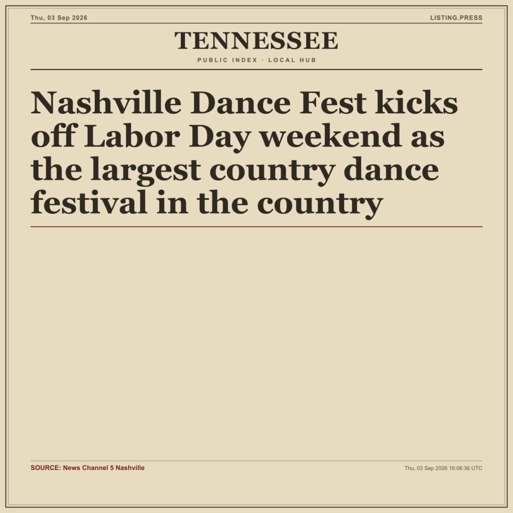Nashville Dance Fest kicks off Labor Day weekend as the largest country dance festival in the country