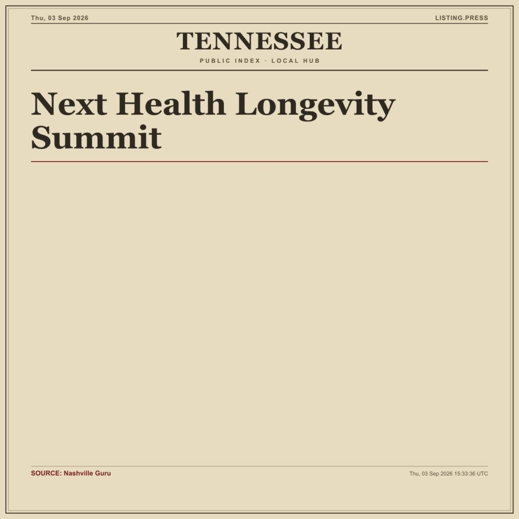 Next Health Longevity Summit