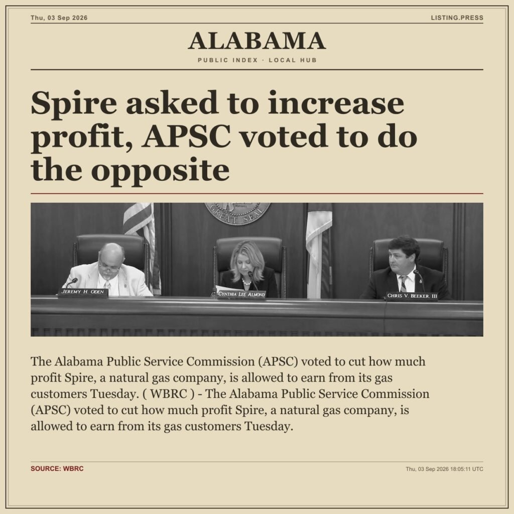 Spire asked to increase profit, APSC voted to do the opposite