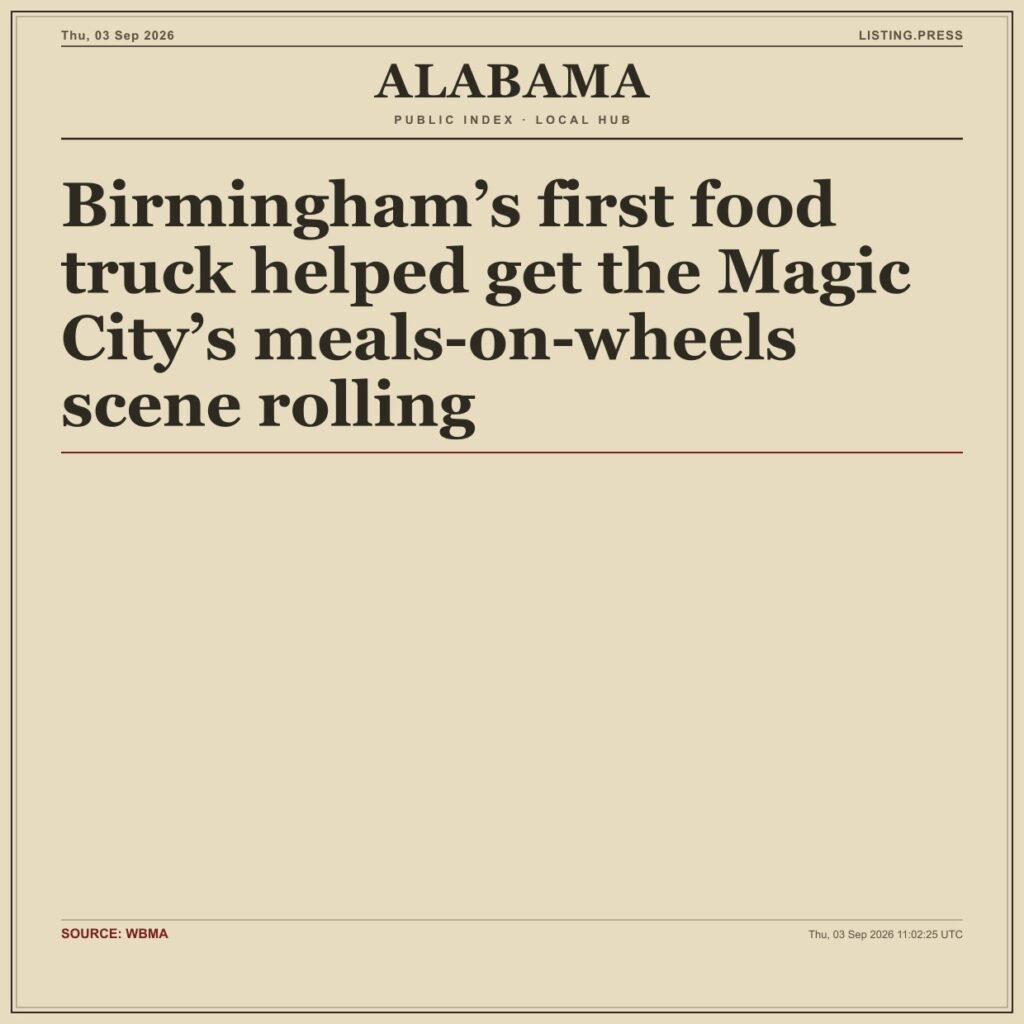 Birmingham’s first food truck helped get the Magic City’s meals-on-wheels scene rolling