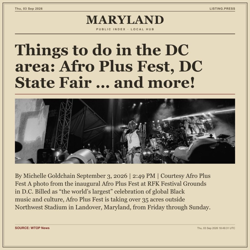 Things to do in the DC area: Afro Plus Fest, DC State Fair … and more!