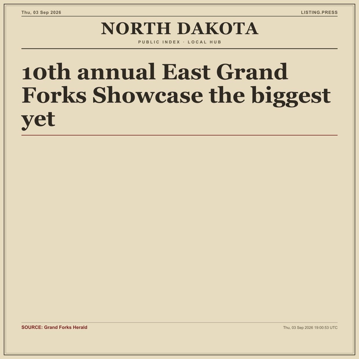10th annual East Grand Forks Showcase the biggest yet