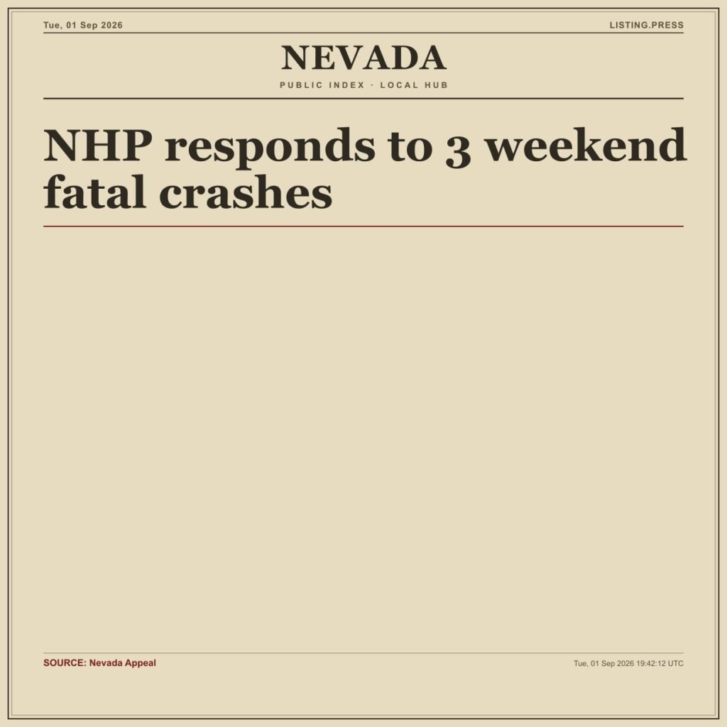 NHP responds to 3 weekend fatal crashes
