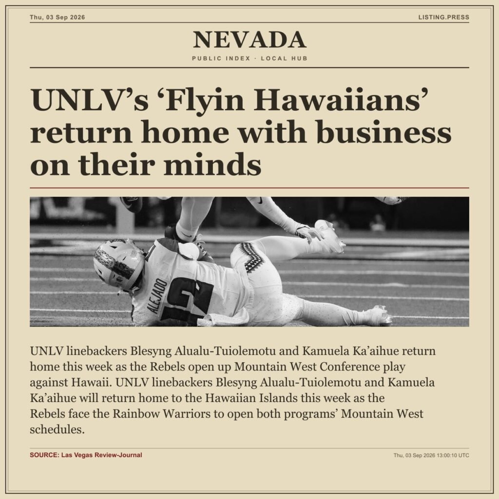 UNLV’s ‘Flyin Hawaiians’ return home with business on their minds