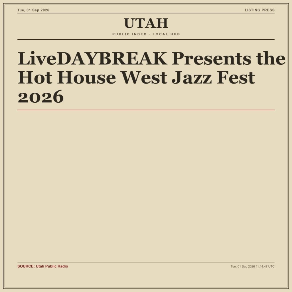 LiveDAYBREAK Presents the Hot House West Jazz Fest 2026