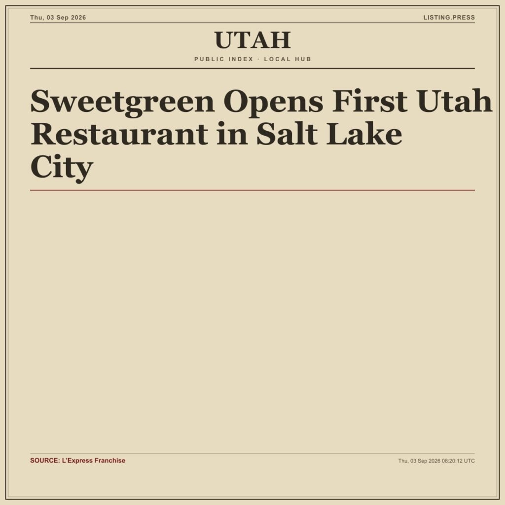 Sweetgreen Opens First Utah Restaurant in Salt Lake City