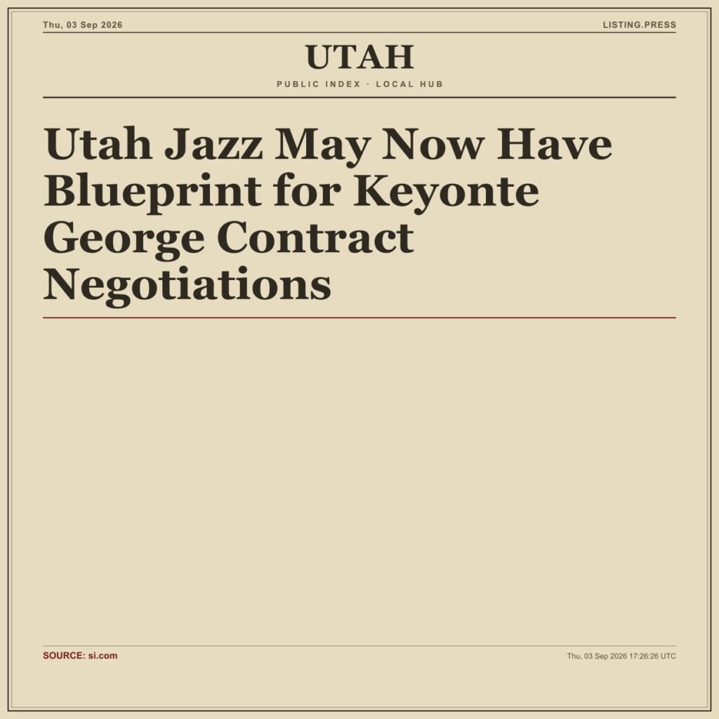 Utah Jazz May Now Have Blueprint for Keyonte George Contract Negotiations