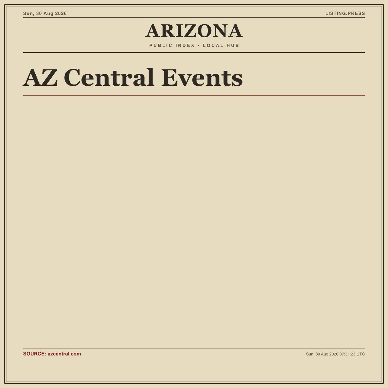 AZ Central Events