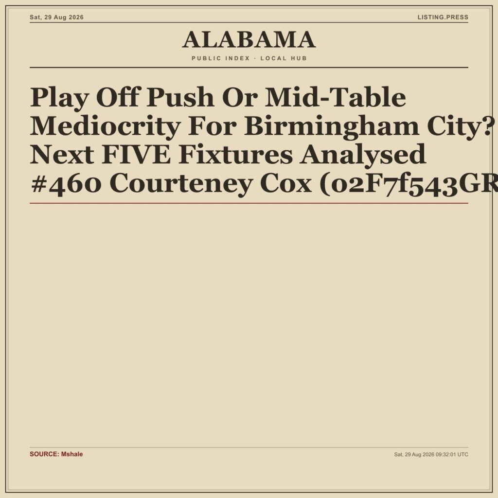 Play Off Push Or Mid-Table Mediocrity For Birmingham City? Next FIVE Fixtures Analysed #460 Courteney Cox (o2F7f543GR)