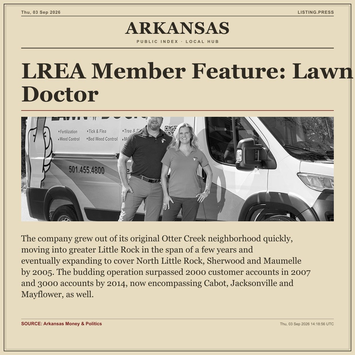 LREA Member Feature: Lawn Doctor