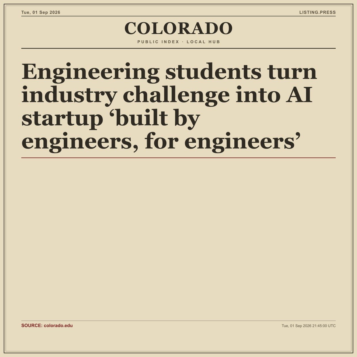 Engineering students turn industry challenge into AI startup ‘built by engineers, for engineers’