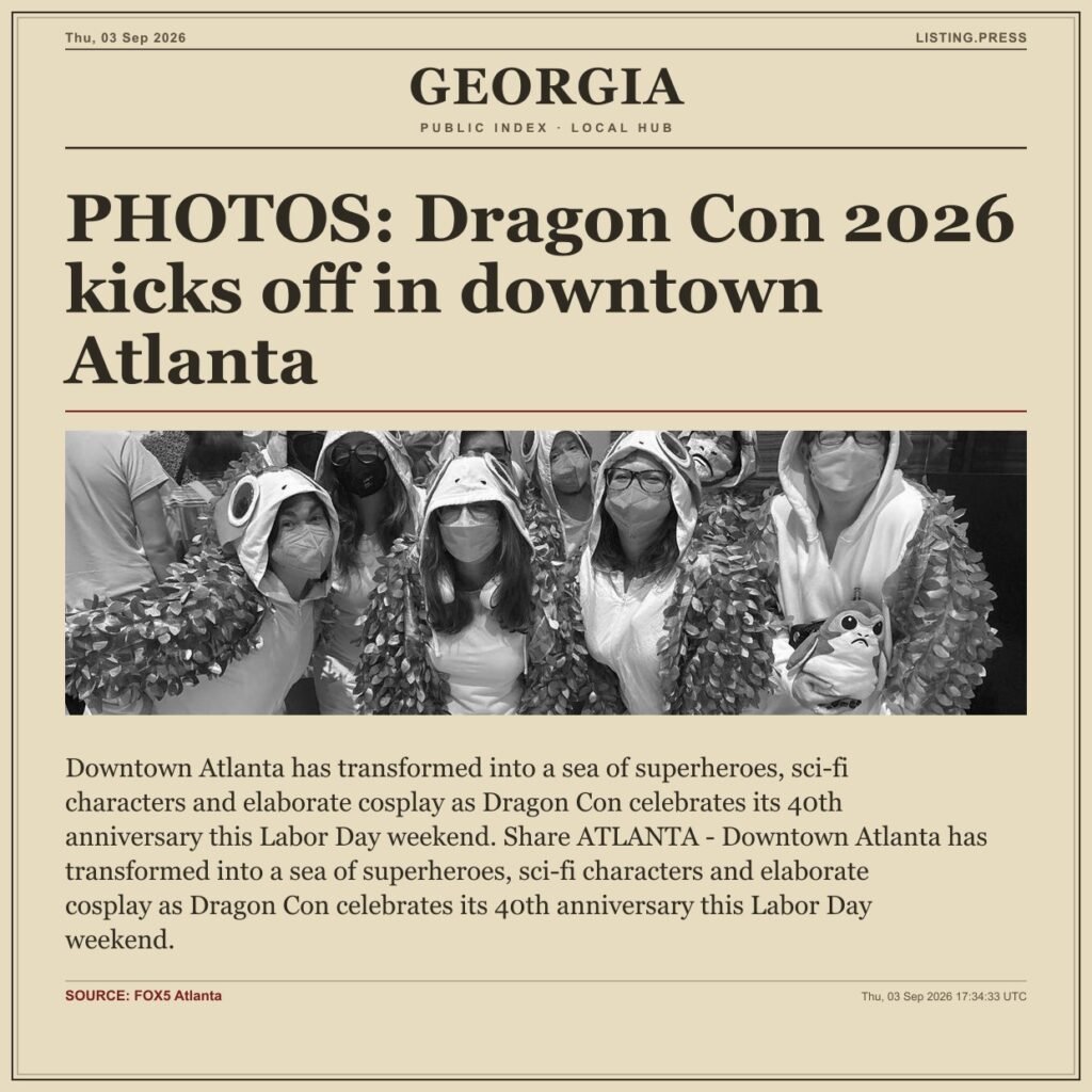 PHOTOS: Dragon Con 2026 kicks off in downtown Atlanta