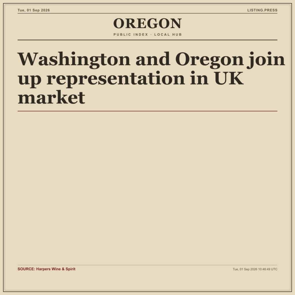Washington and Oregon join up representation in UK market