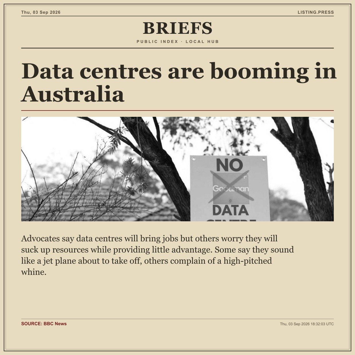 Data centres are booming in Australia