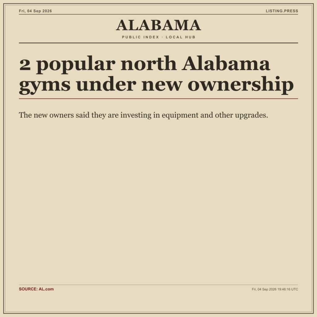 2 popular north Alabama gyms under new ownership