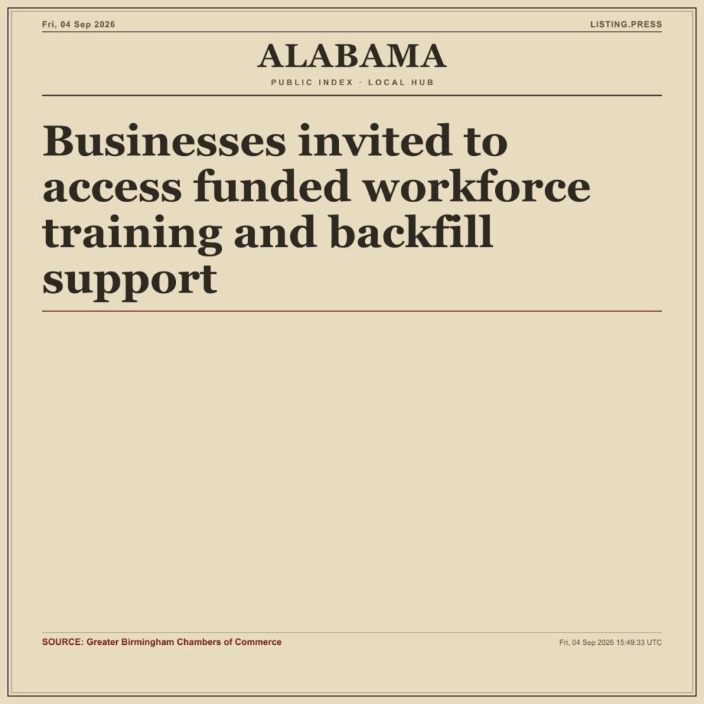 Businesses invited to access funded workforce training and backfill support