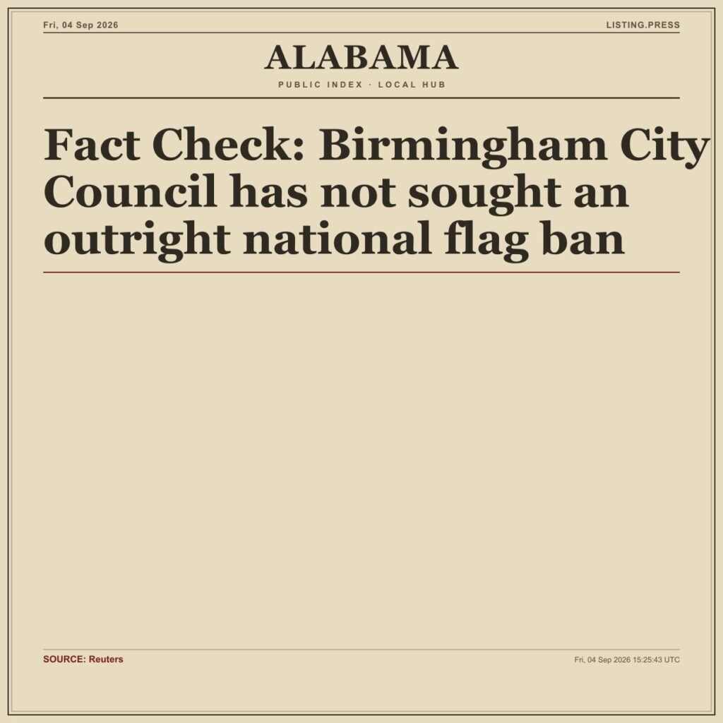 Fact Check: Birmingham City Council has not sought an outright national flag ban