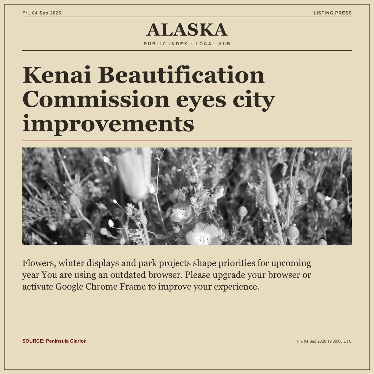 Kenai Beautification Commission eyes city improvements