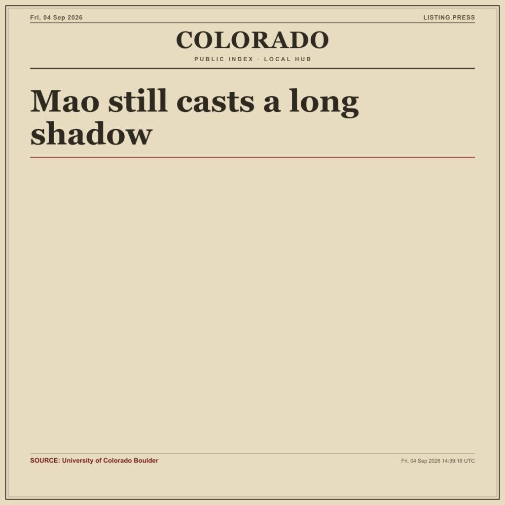 Mao still casts a long shadow