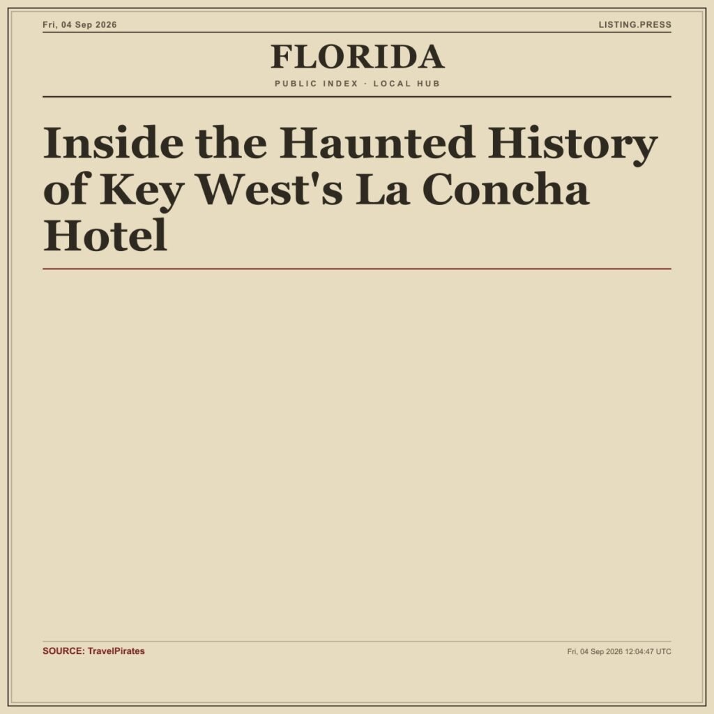 Inside the Haunted History of Key West’s La Concha Hotel