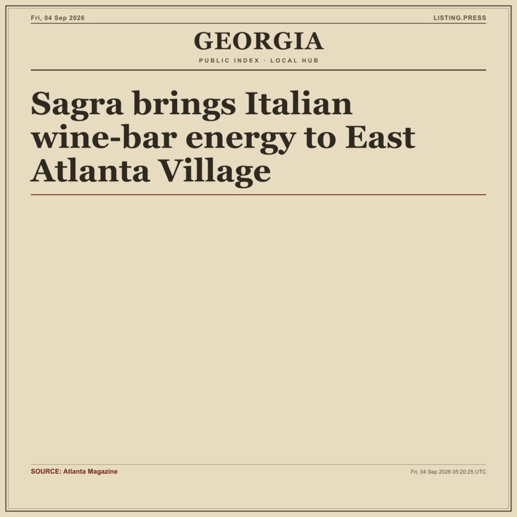 Sagra brings Italian wine-bar energy to East Atlanta Village