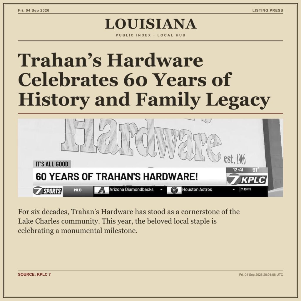 Trahan’s Hardware Celebrates 60 Years of History and Family Legacy