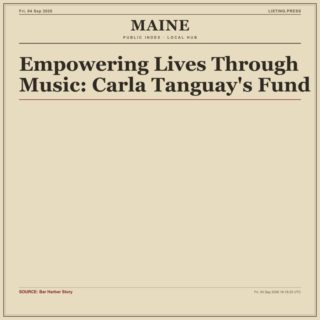 Empowering Lives Through Music: Carla Tanguay’s Fund