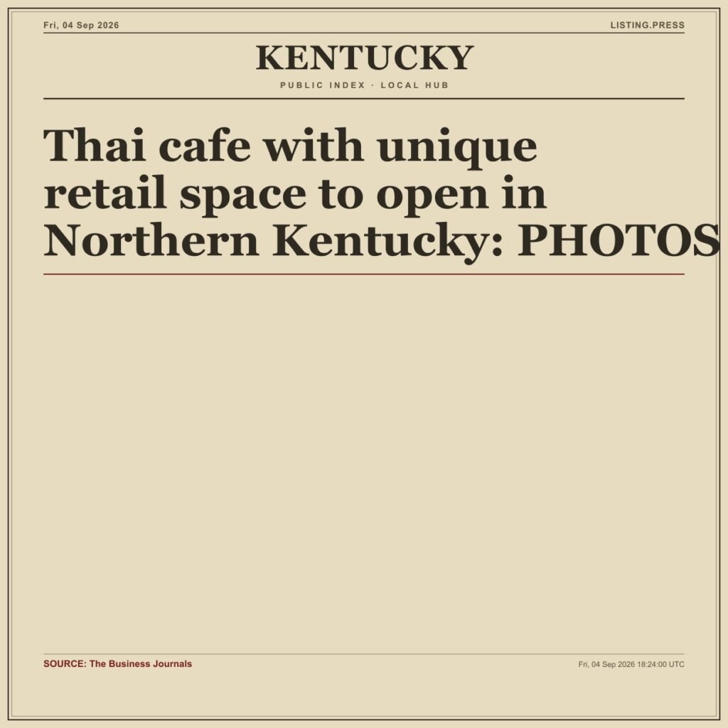 Thai cafe with unique retail space to open in Northern Kentucky: PHOTOS