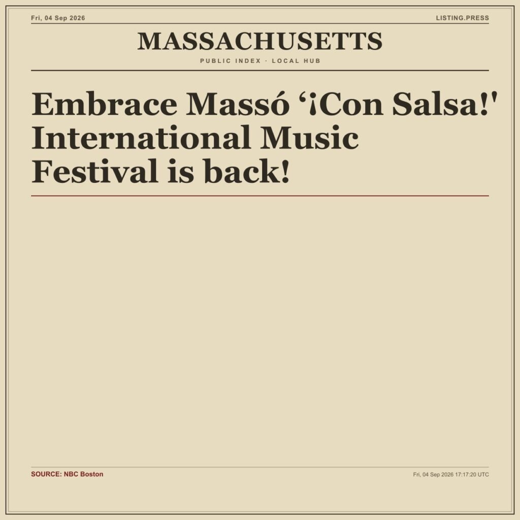 Embrace Massó ‘¡Con Salsa!’ International Music Festival is back!