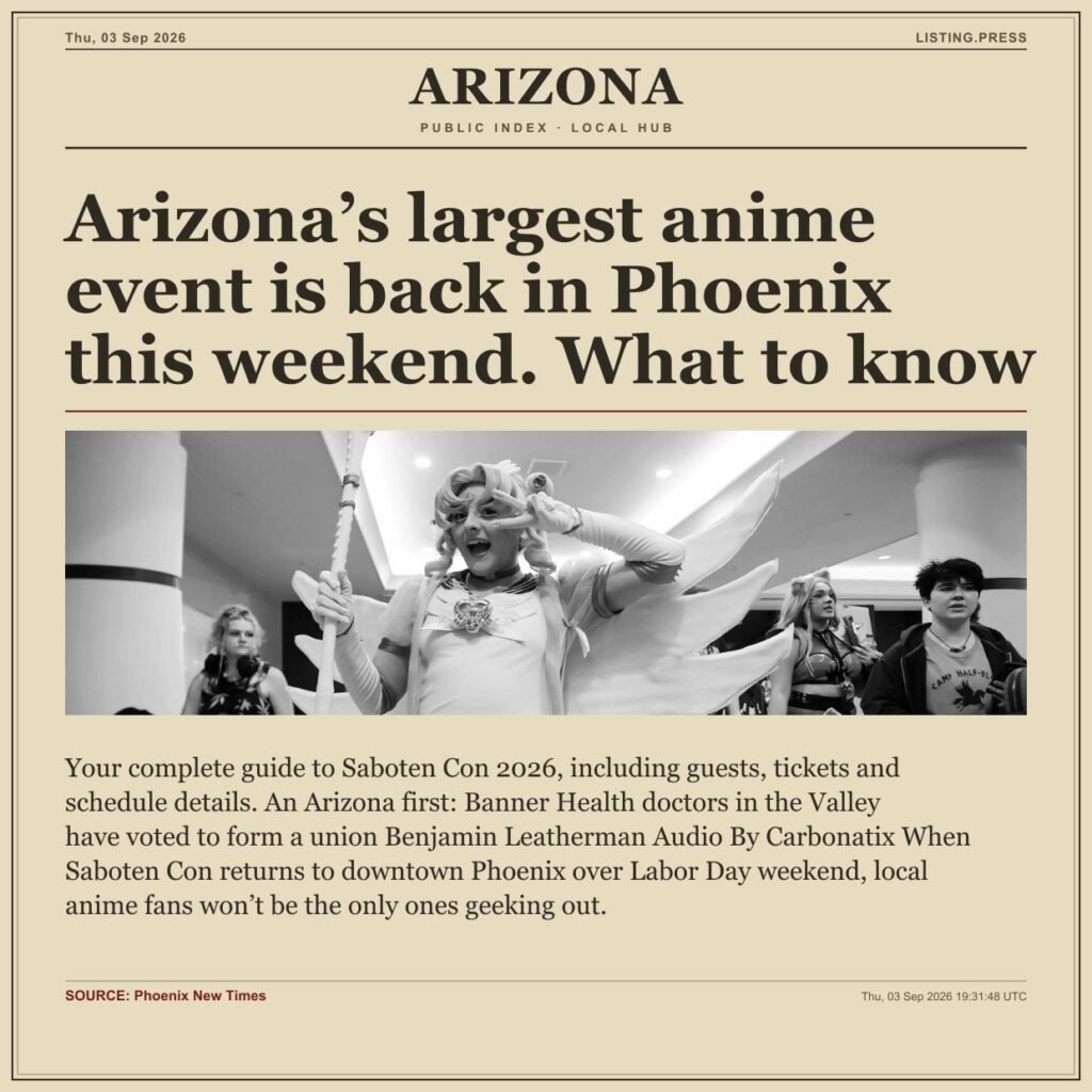 Arizona’s largest anime event is back in Phoenix this weekend. What to know