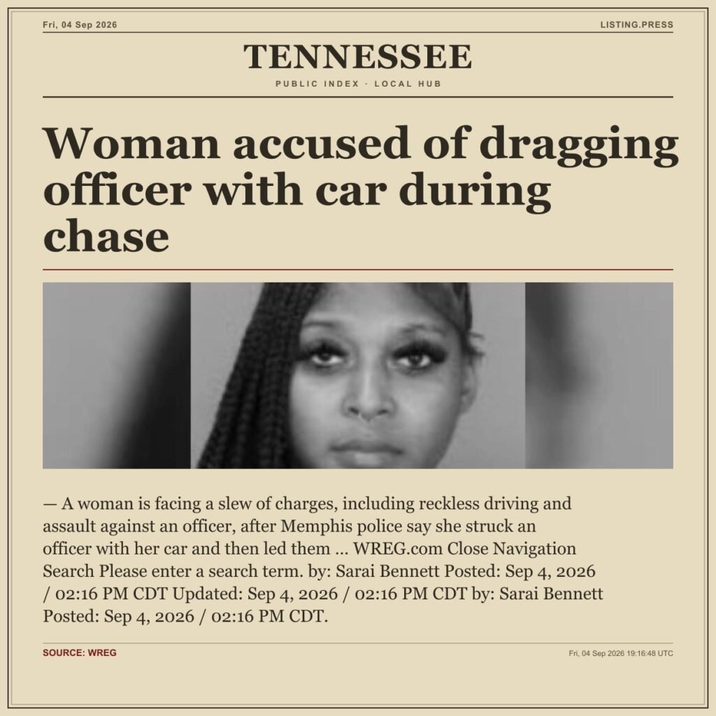 Woman accused of dragging officer with car during chase