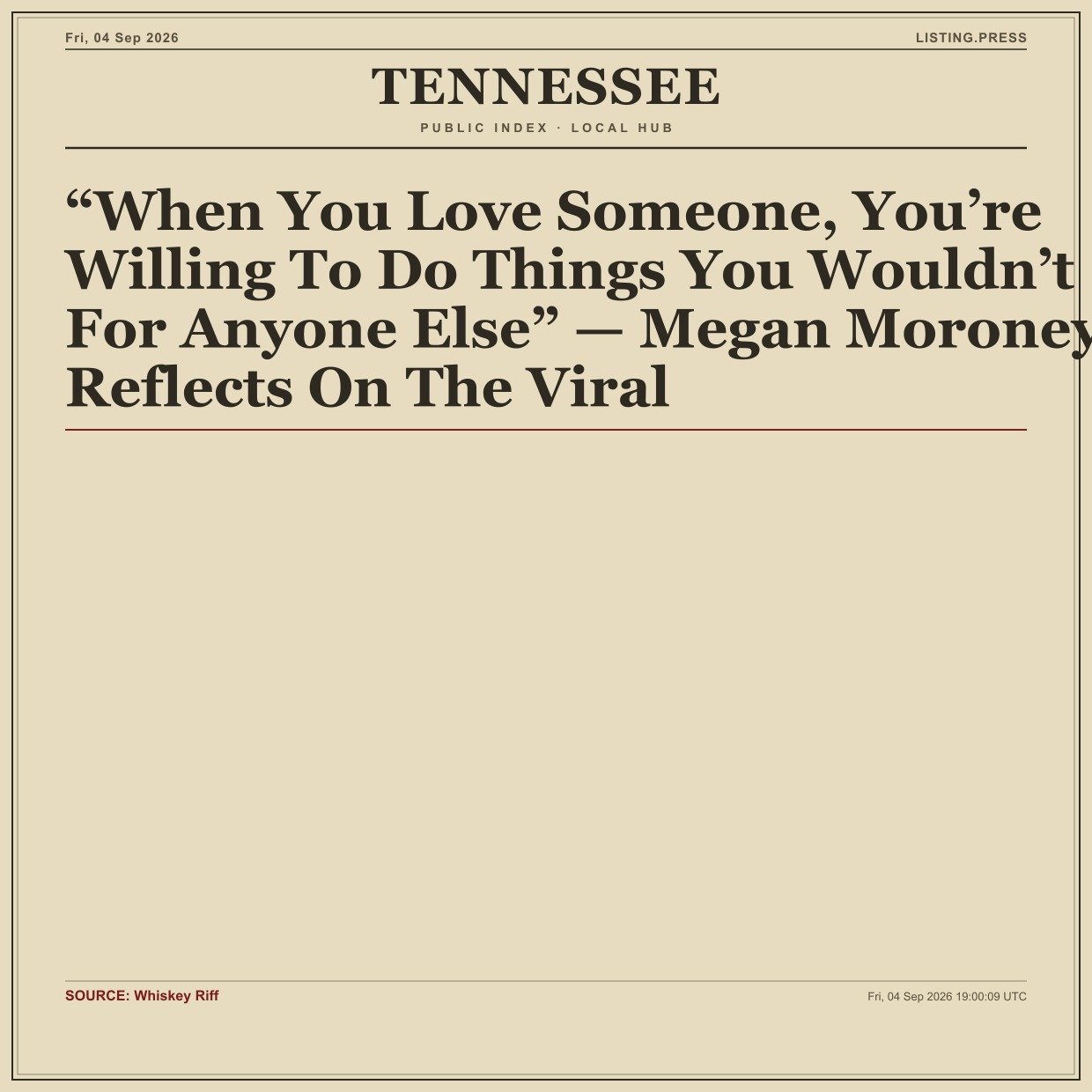 “When You Love Someone, You’re Willing To Do Things You Wouldn’t For Anyone Else” — Megan Moroney Reflects On The Viral