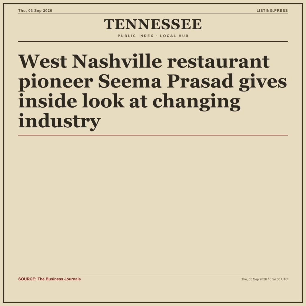 West Nashville restaurant pioneer Seema Prasad gives inside look at changing industry