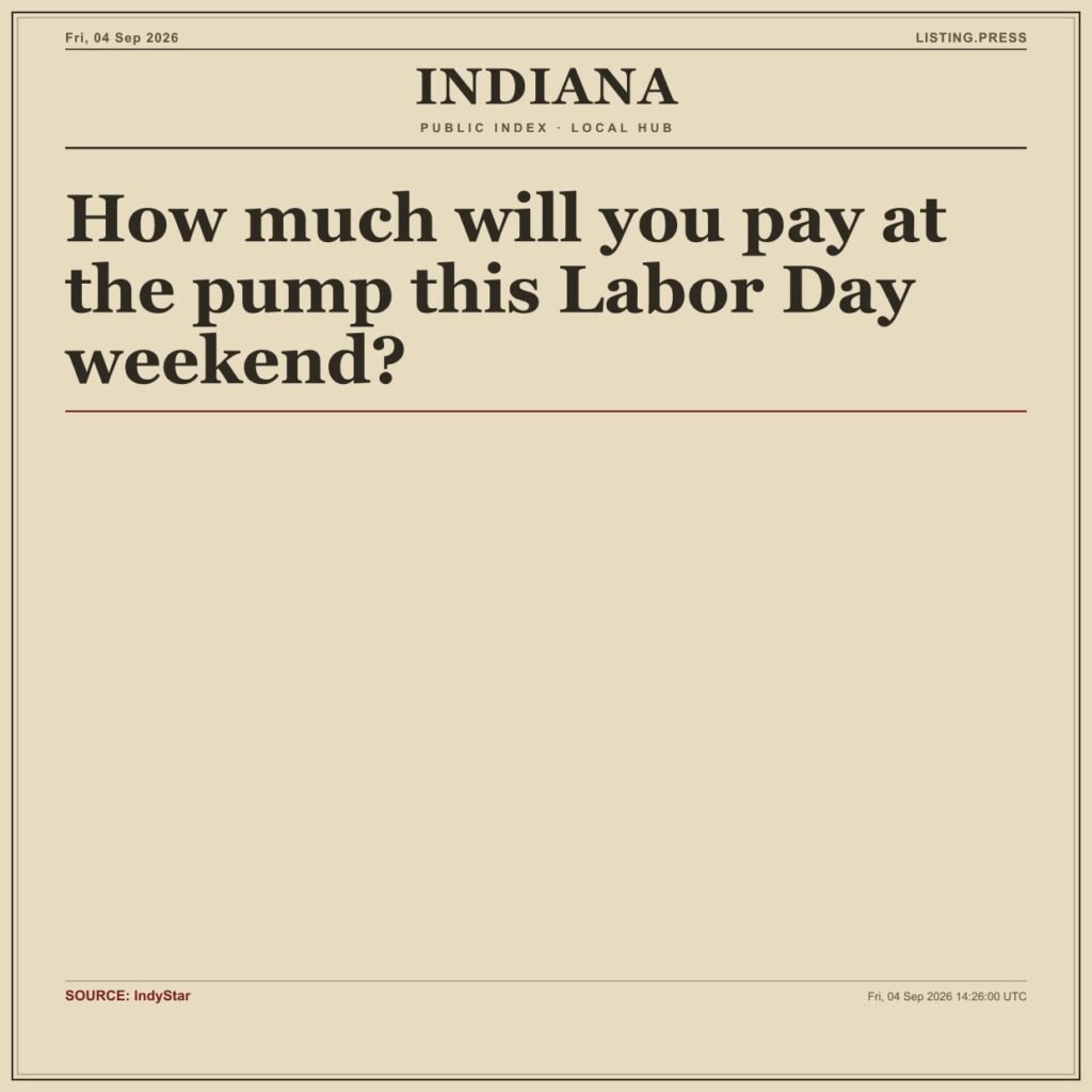 How much will you pay at the pump this Labor Day weekend?