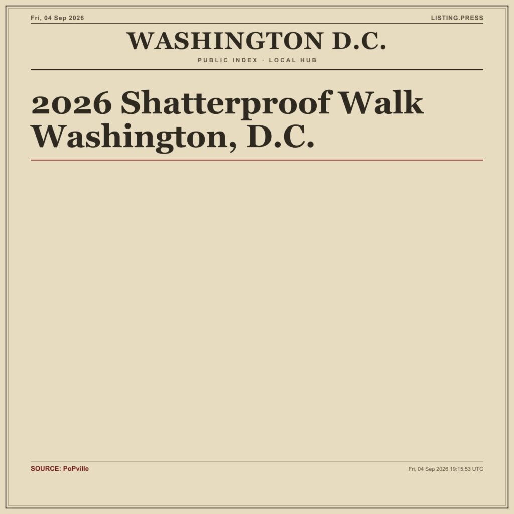 2026 Shatterproof Walk Washington, D.C.