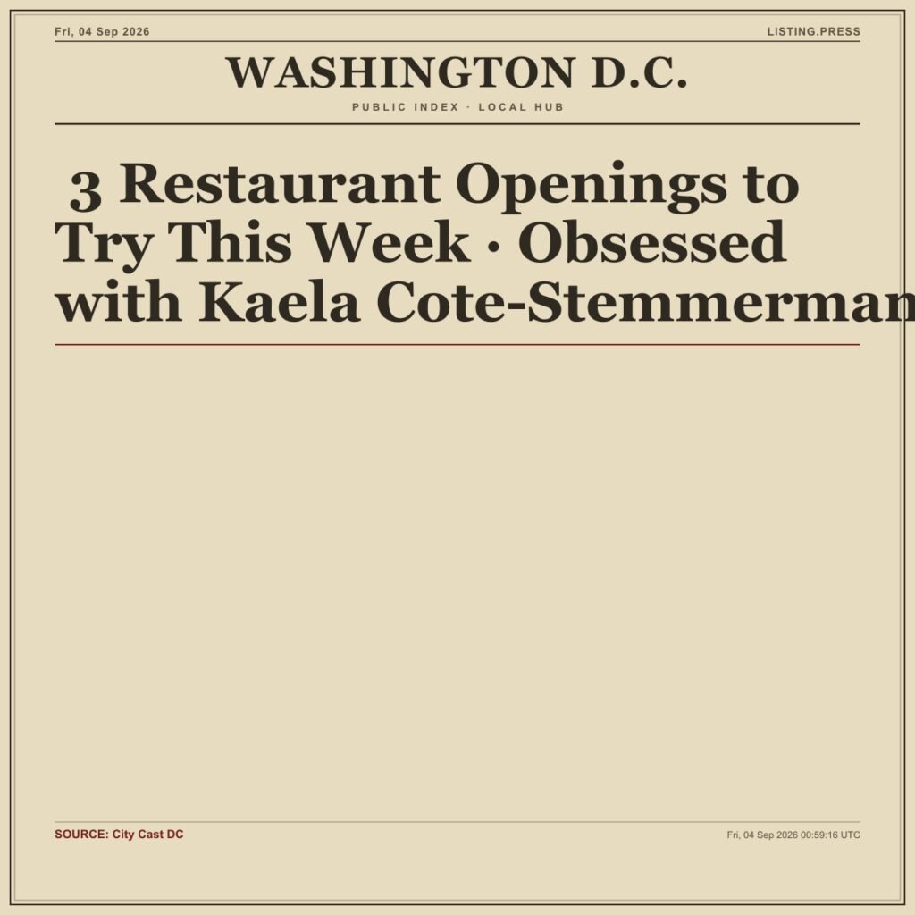 ️ 3 Restaurant Openings to Try This Week · Obsessed with Kaela Cote-Stemmermann