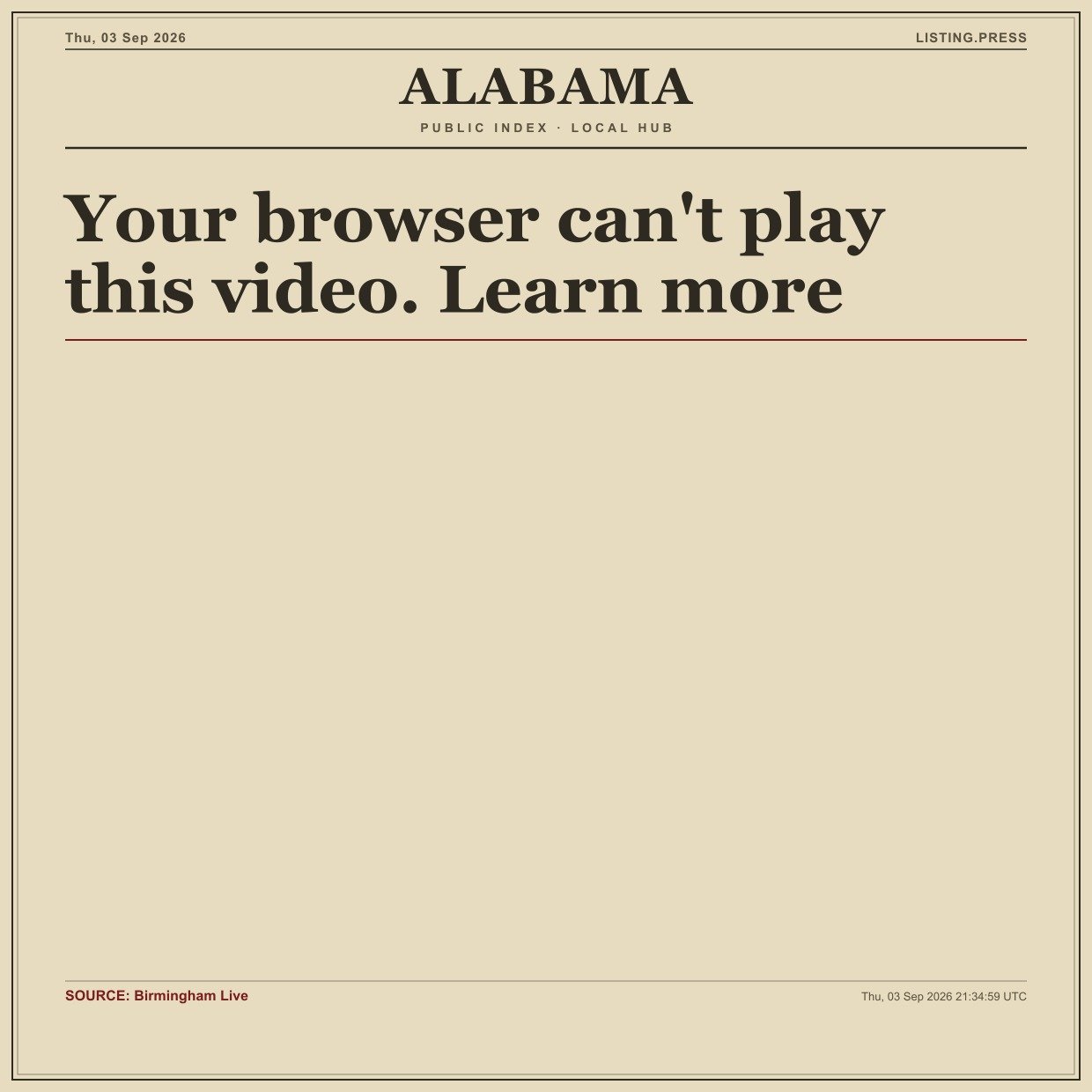 Your browser can't play this video. Learn more
