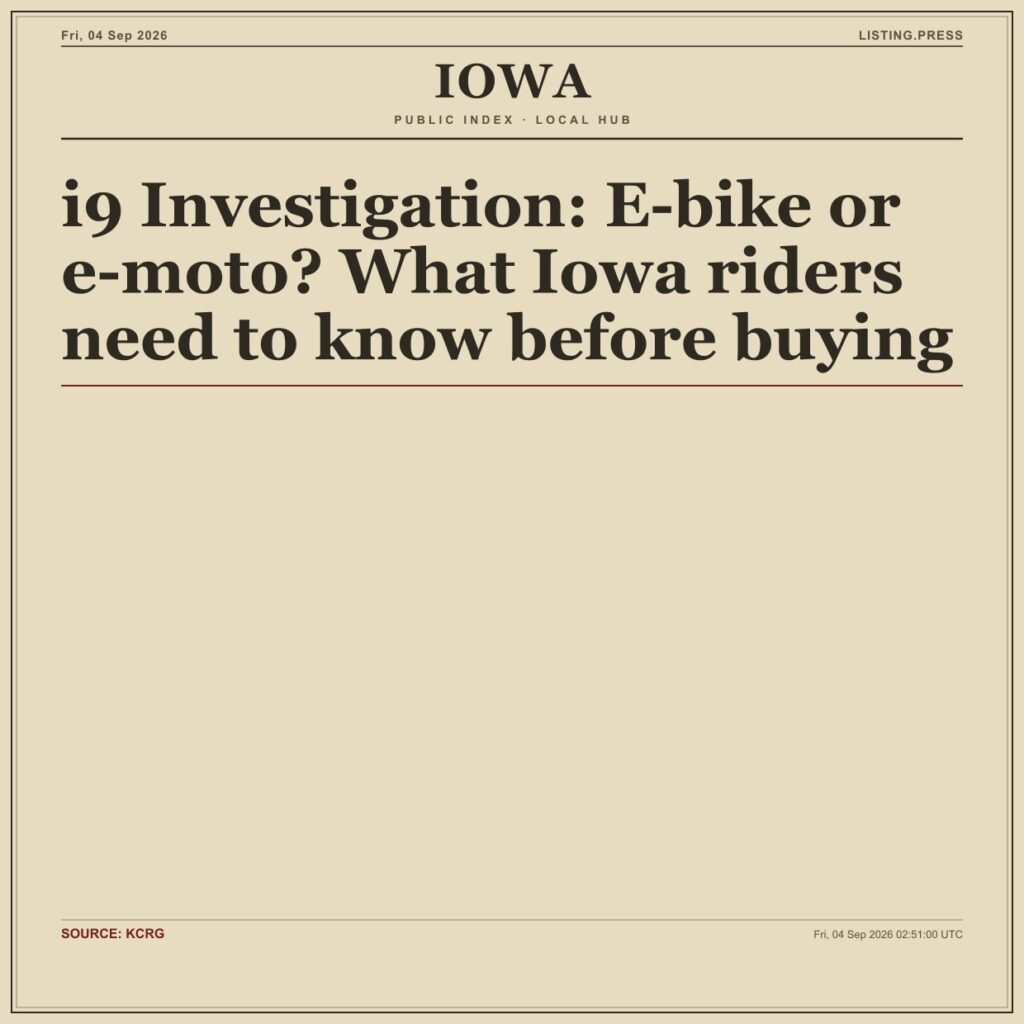 i9 Investigation: E-bike or e-moto? What Iowa riders need to know before buying