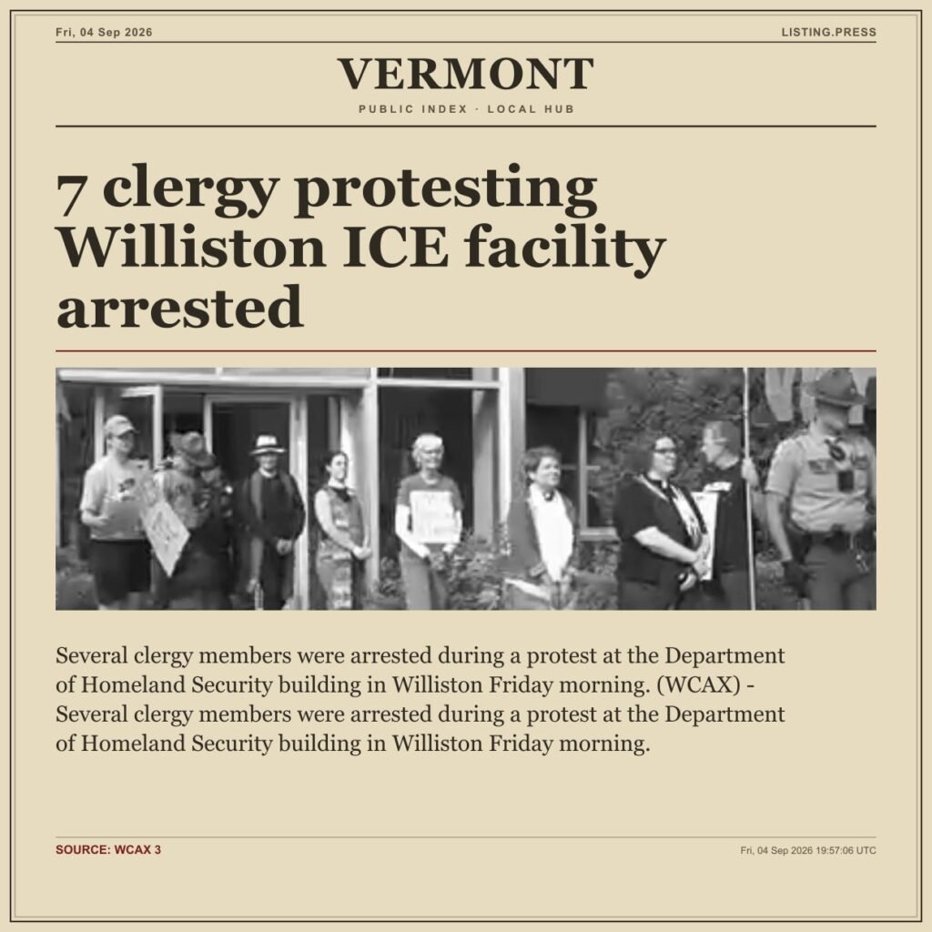 7 clergy protesting Williston ICE facility arrested