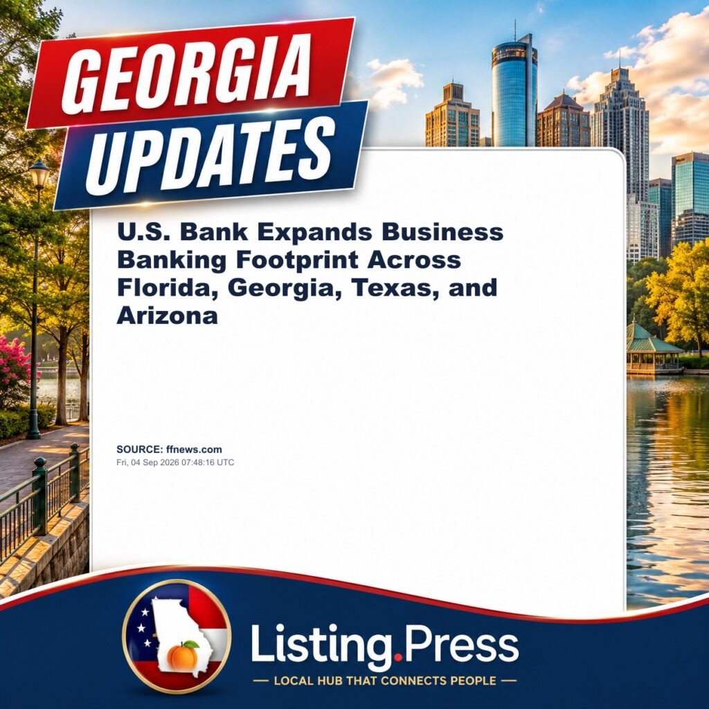 U.S. Bank Expands Business Banking Footprint Across Florida, Georgia, Texas, and Arizona