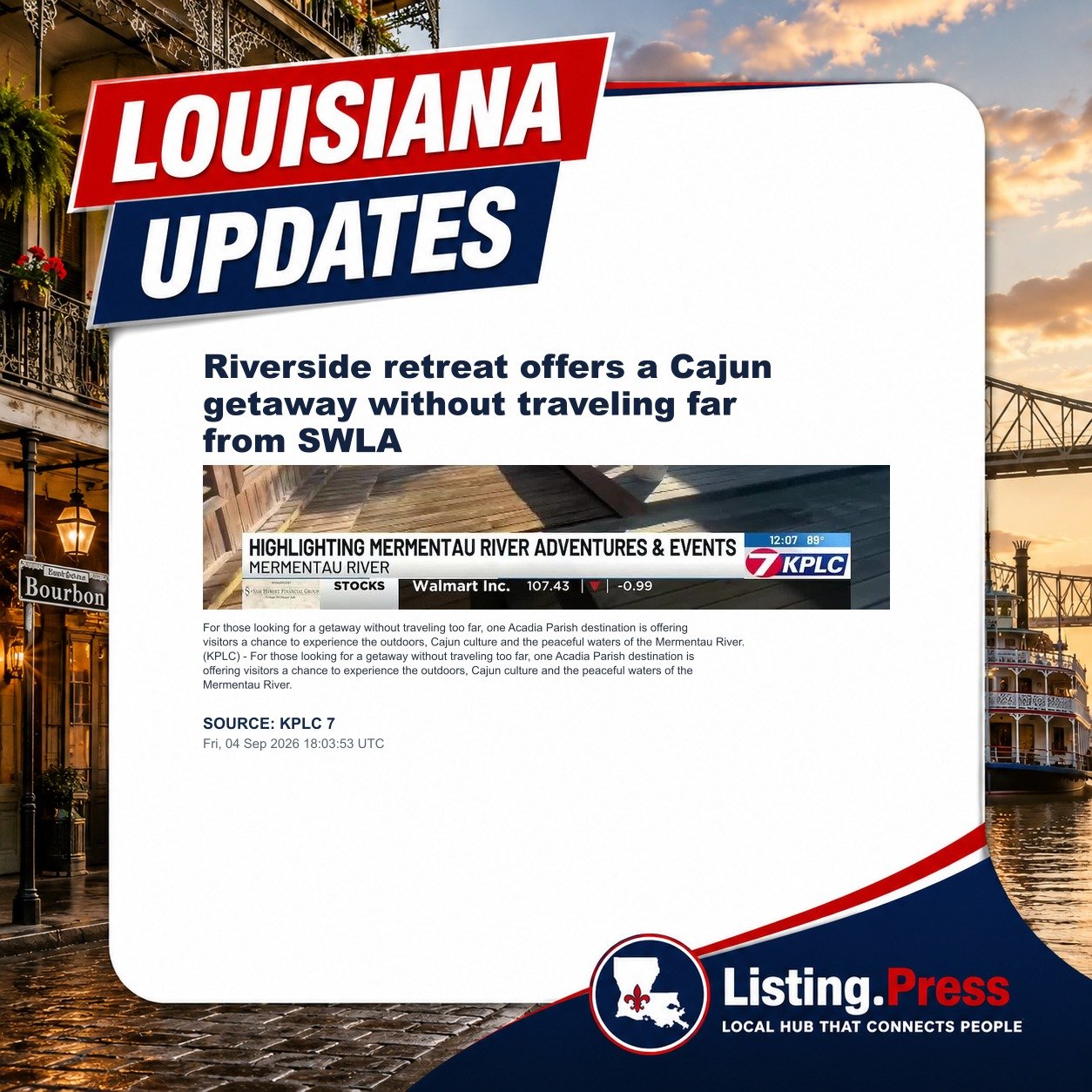 Riverside retreat offers a Cajun getaway without traveling far from SWLA