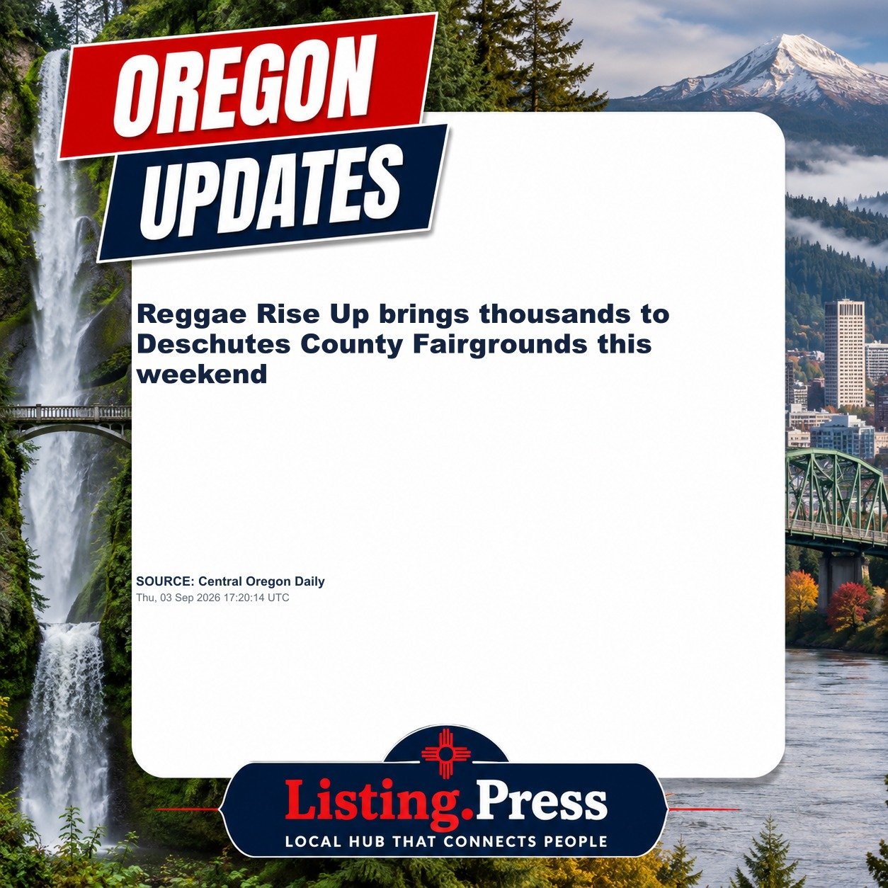 Reggae Rise Up brings thousands to Deschutes County Fairgrounds this weekend