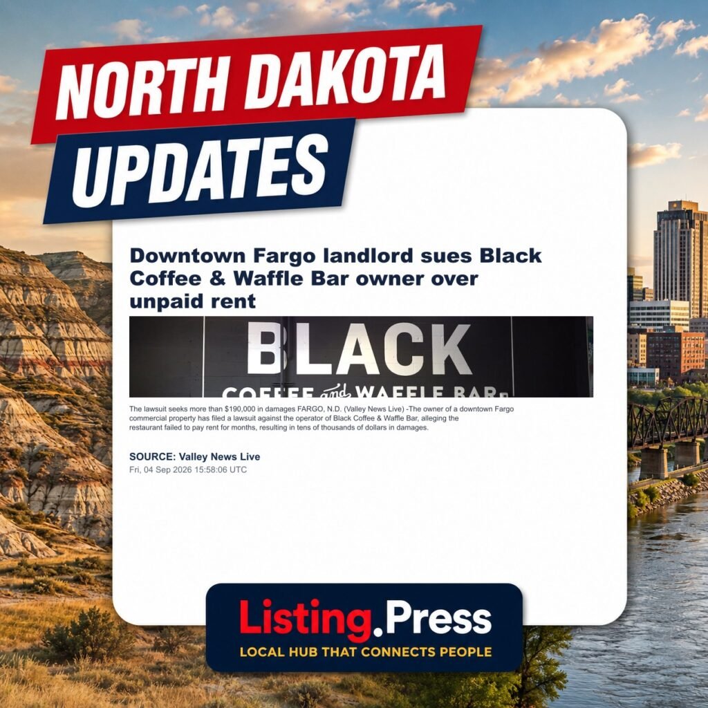 Downtown Fargo landlord sues Black Coffee & Waffle Bar owner over unpaid rent