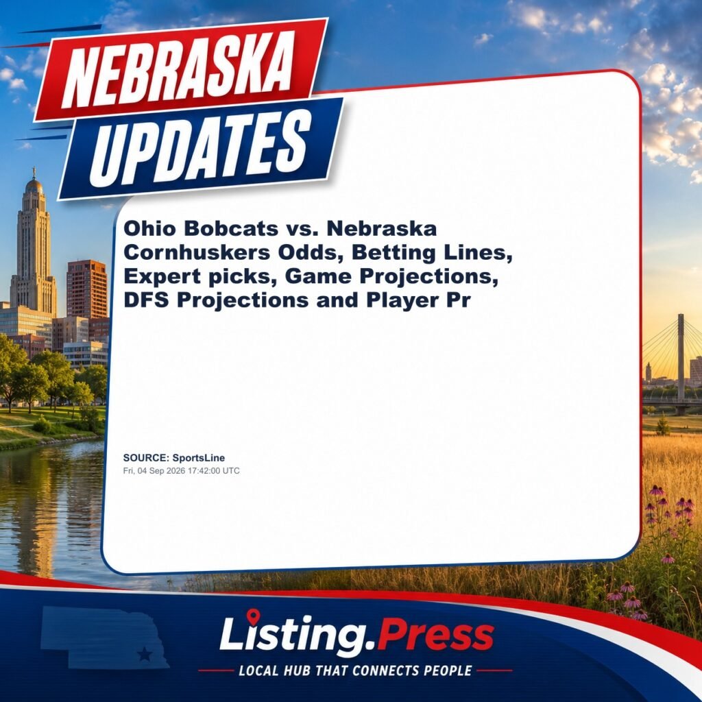 Ohio Bobcats vs. Nebraska Cornhuskers Odds, Betting Lines, Expert picks, Game Projections, DFS Projections and Player Pr