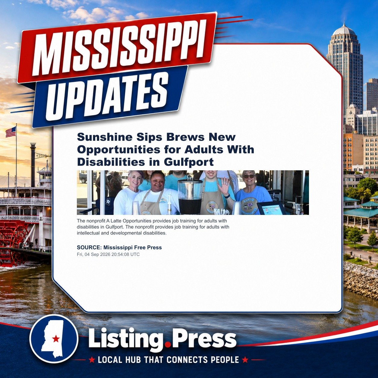 Sunshine Sips Brews New Opportunities for Adults With Disabilities in Gulfport