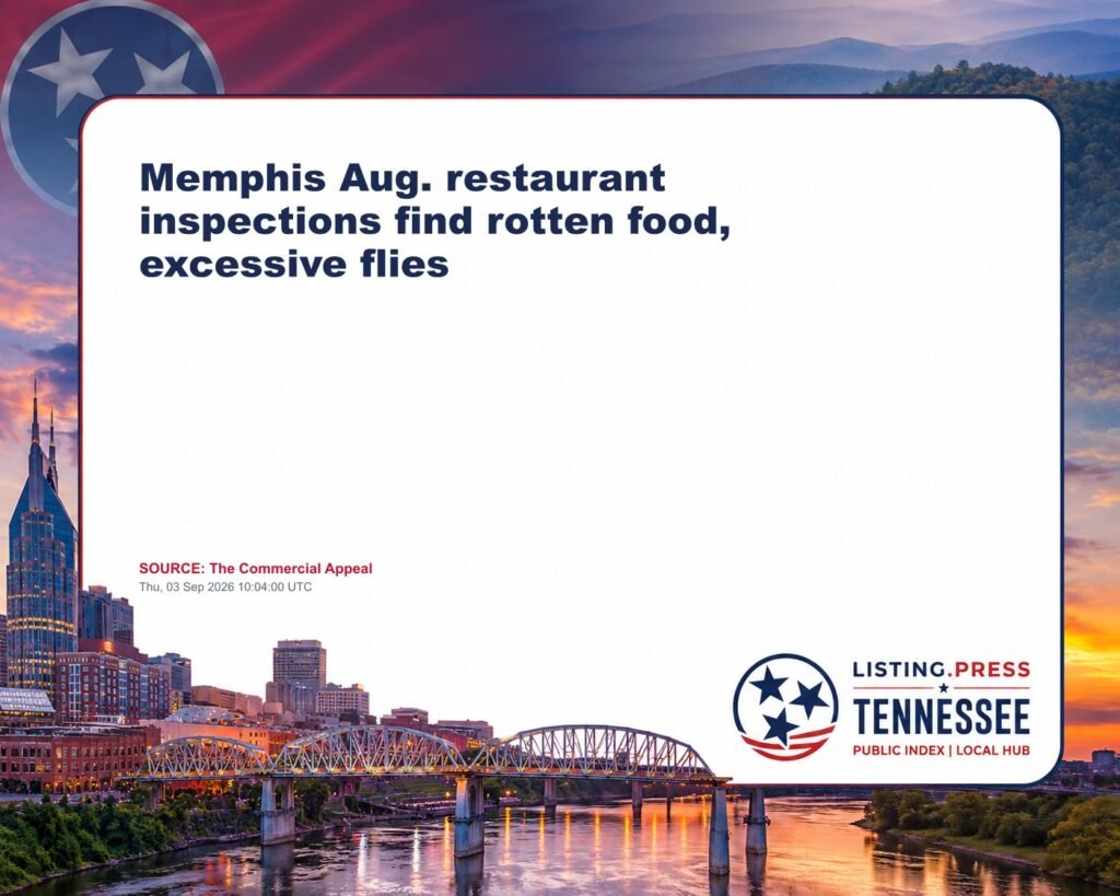 Memphis Aug. restaurant inspections find rotten food, excessive flies