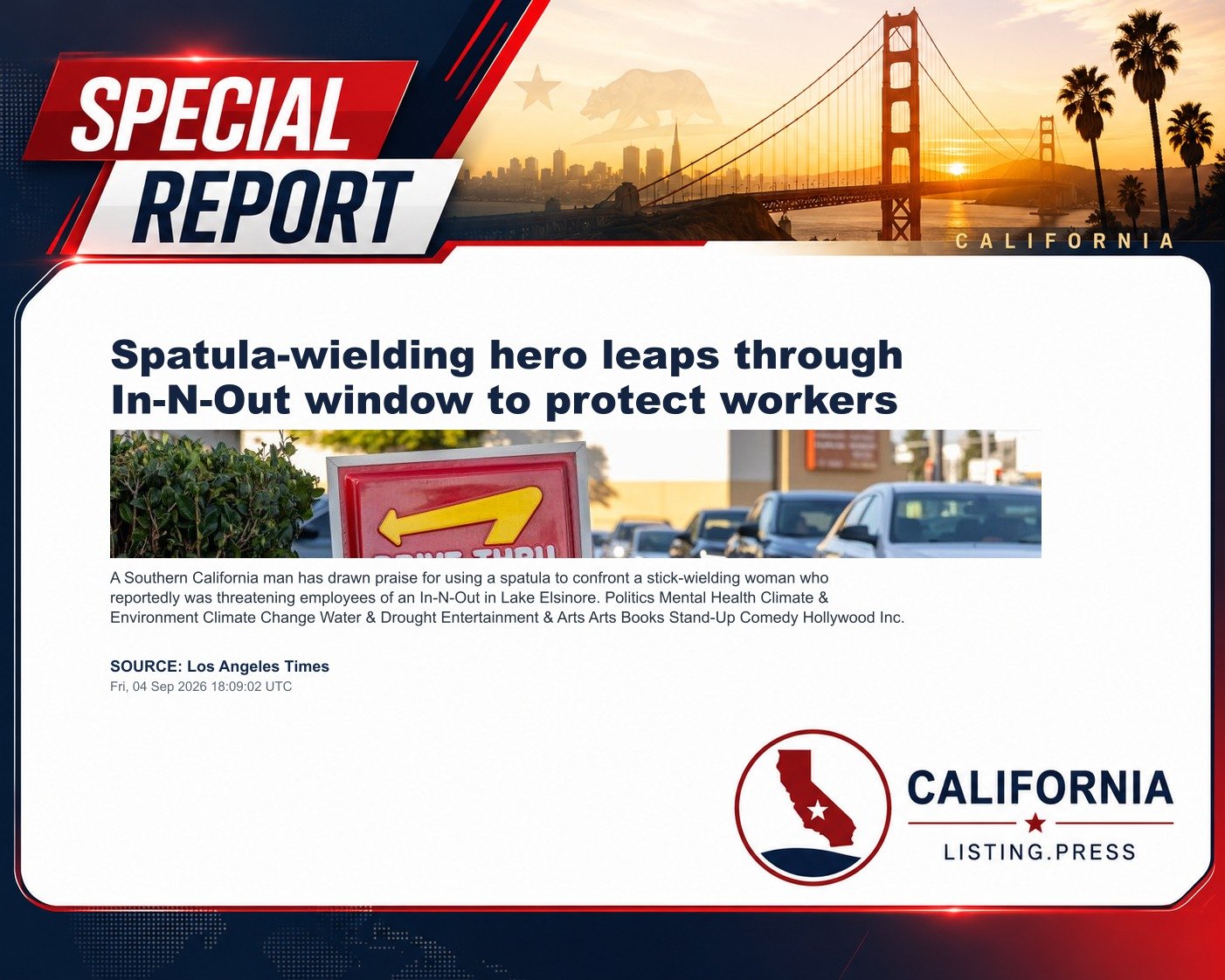 Spatula-wielding hero leaps through In-N-Out window to protect workers
