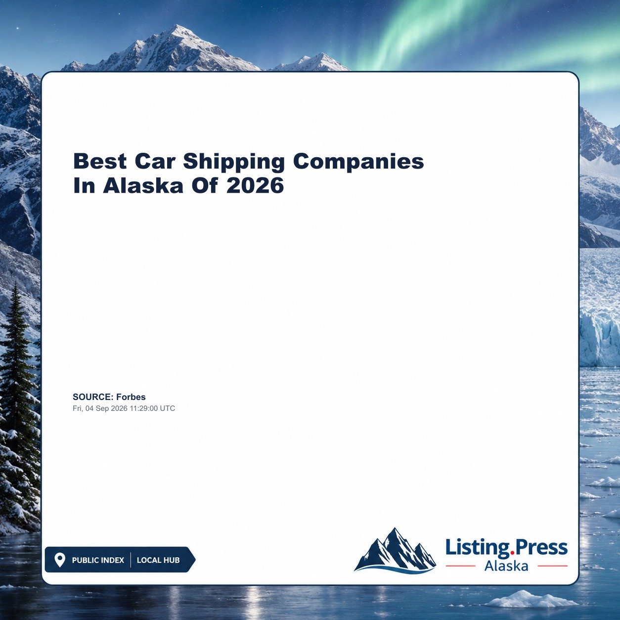 Best Car Shipping Companies In Alaska Of 2026