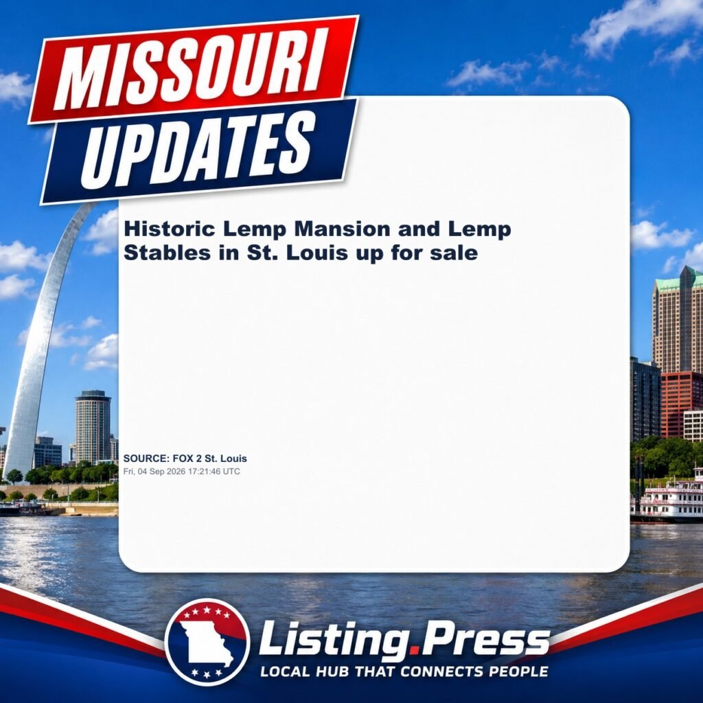 Historic Lemp Mansion and Lemp Stables in St. Louis up for sale